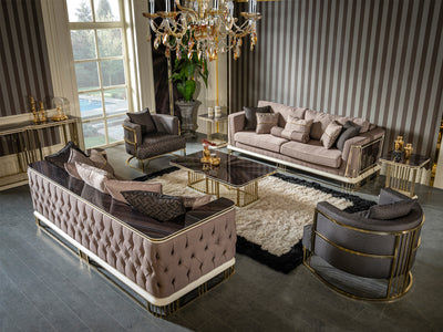 Bugatti Square Arm Sofa
