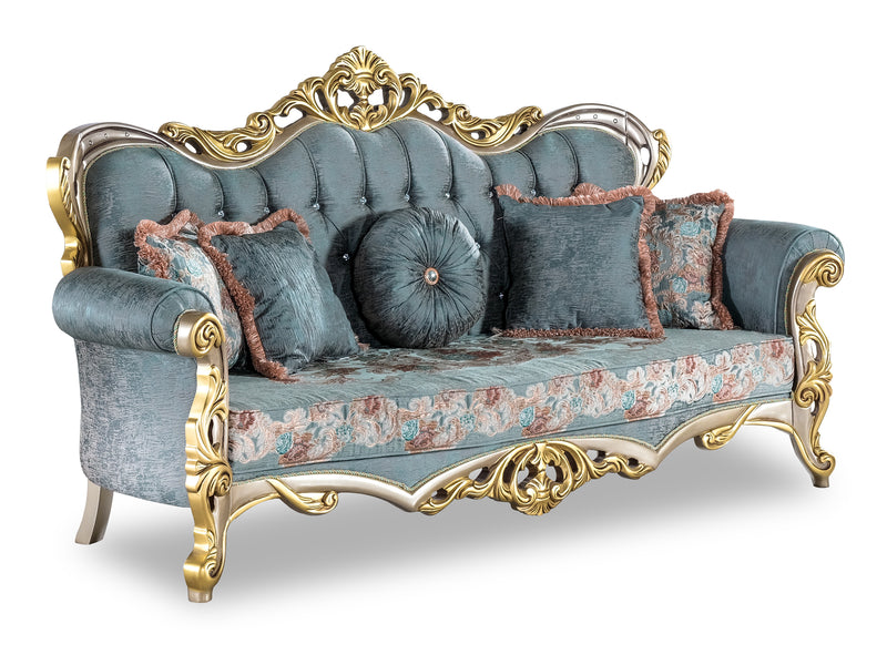 Buse 90" Wide Tufted Traditional Sofa