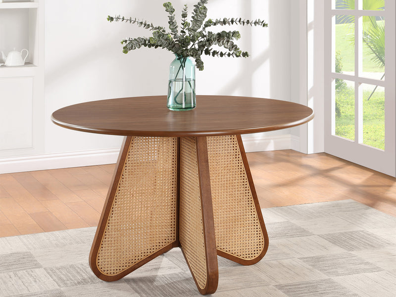 Butterfly 48" Wide Round Dining Table