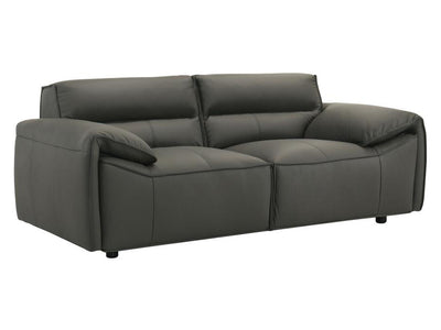 Buxton 74.6" Wide Top Grain Leather Loveseat