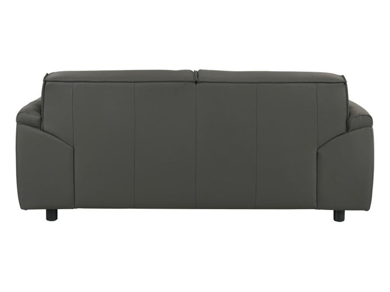 Buxton 74.6" Wide Top Grain Leather Loveseat