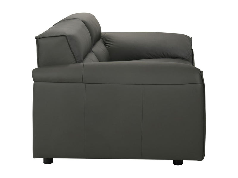 Buxton 74.6" Wide Top Grain Leather Loveseat