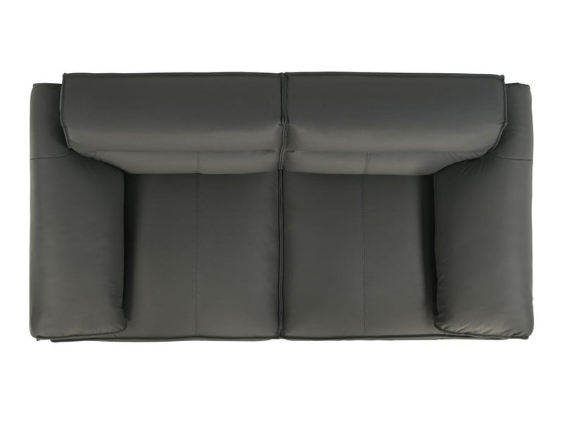 Buxton 74.6" Wide Top Grain Leather Loveseat