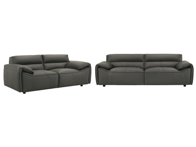 Buxton Top Grain Leather Living Room Set