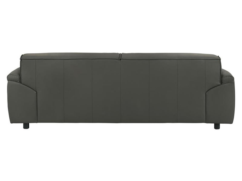 Buxton 92" Wide Top Grain Leather Sofa