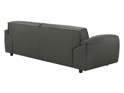 Buxton 92" Wide Top Grain Leather Sofa