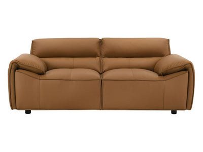 Buxton 74.6" Wide Top Grain Leather Loveseat