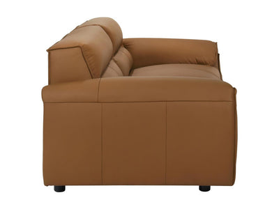 Buxton 92" Wide Top Grain Leather Sofa