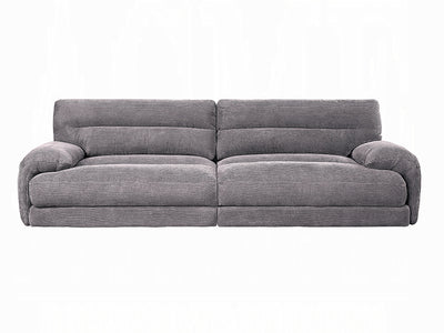 Cadenza 96" Wide Corduroy Velvet 3 Seater Sofa