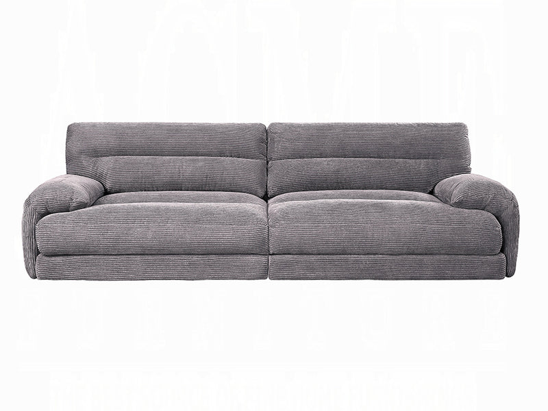 Cadenza 96" Wide Corduroy Velvet 3 Seater Sofa