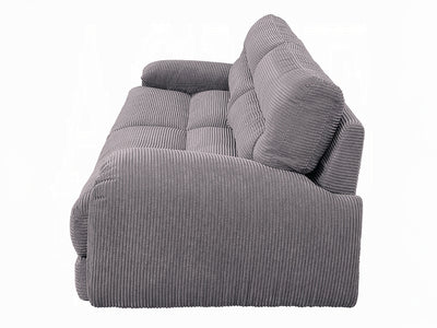 Cadenza 96" Wide Corduroy Velvet 3 Seater Sofa