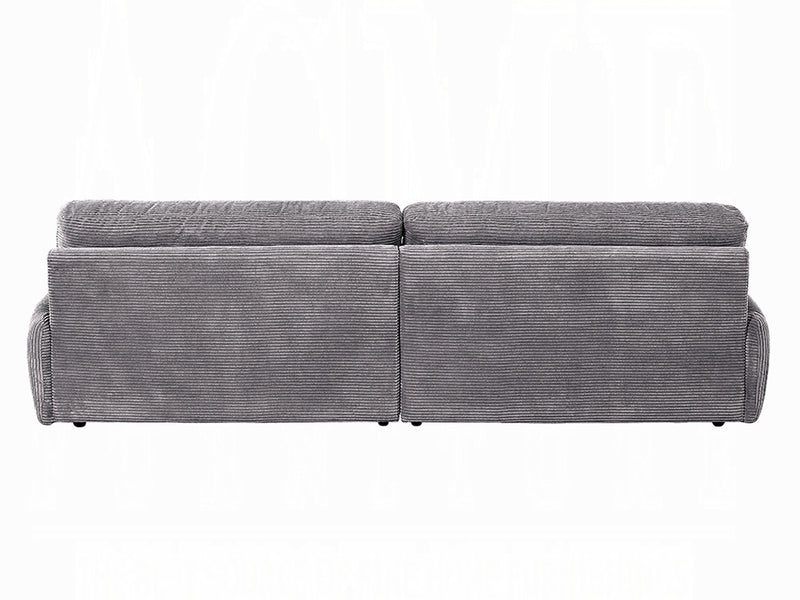 Cadenza 96" Wide Corduroy Velvet 3 Seater Sofa