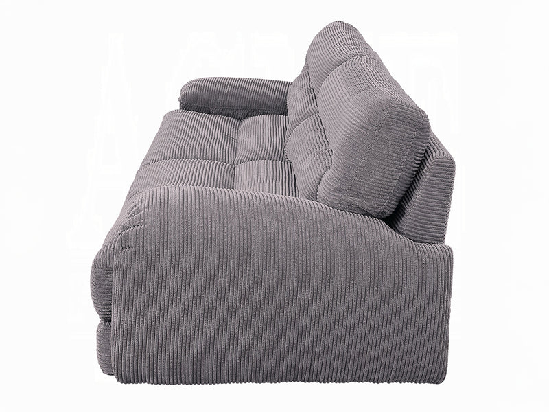 Cadenza 112" Wide Corduroy Velvet 4 Seater Sofa