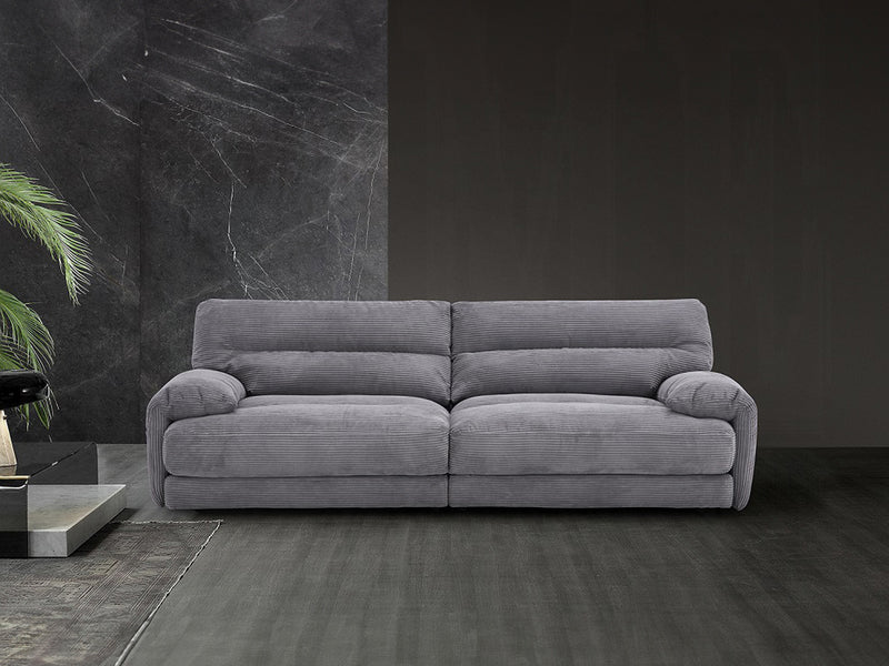 Cadenza 112" Wide Corduroy Velvet 4 Seater Sofa