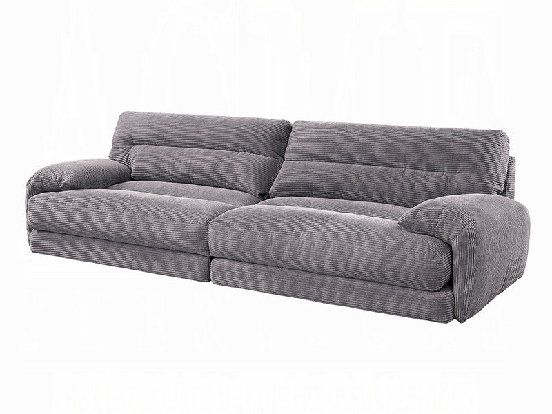 Cadenza 112" Wide Corduroy Velvet 4 Seater Sofa