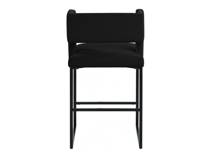 Caleb Velvet Bar Stool (Set of 2)