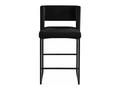 Caleb Velvet Bar Stool (Set of 2)