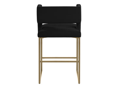 Caleb Velvet Bar Stool (Set of 2)