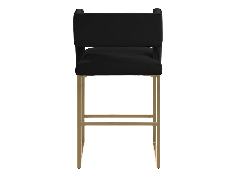 Caleb Velvet Bar Stool (Set of 2)