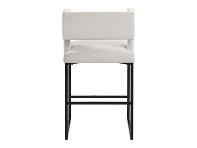 Caleb Velvet Bar Stool (Set of 2)