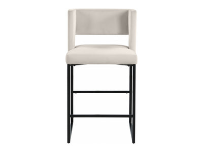 Caleb Velvet Bar Stool (Set of 2)