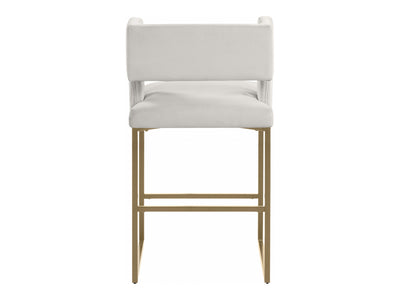 Caleb Velvet Bar Stool (Set of 2)