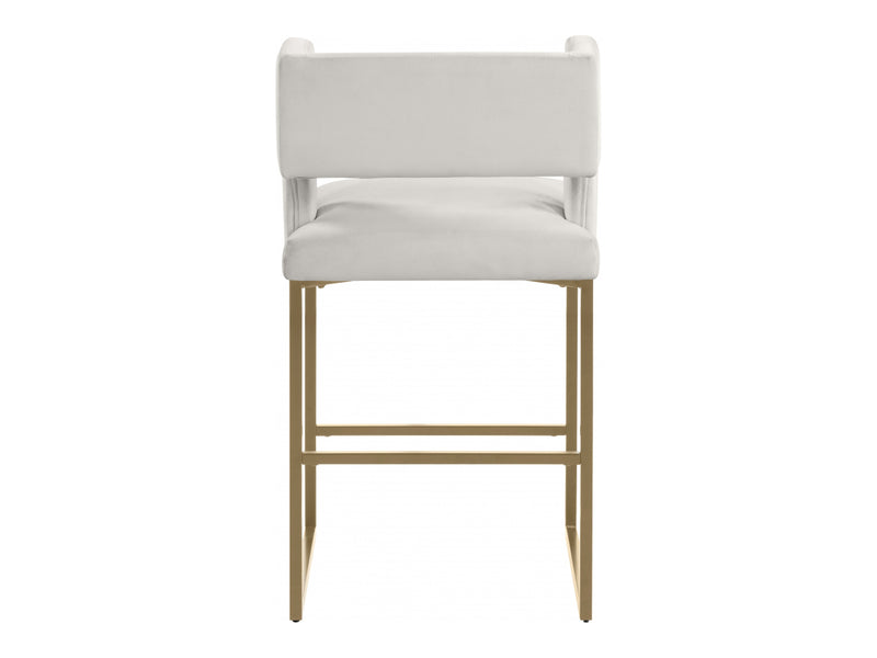 Caleb Velvet Bar Stool (Set of 2)