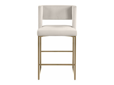 Caleb Velvet Bar Stool (Set of 2)