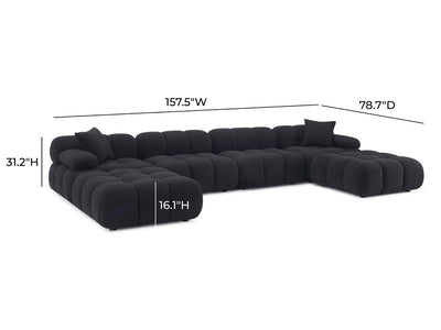 Calliope 157.5" Wide U Sectional