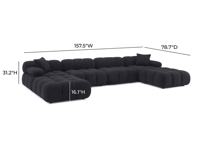 Calliope 157.5" Wide U Sectional