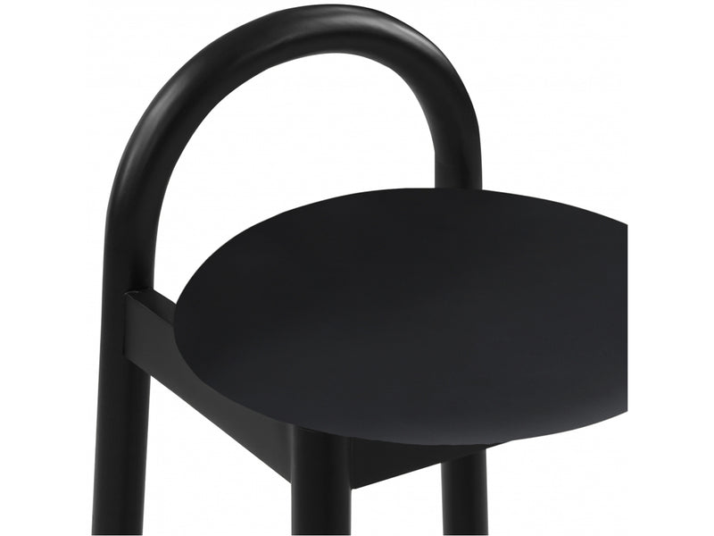 Calvin Faux Leather Bar Stool Black Leg (Set of 2)