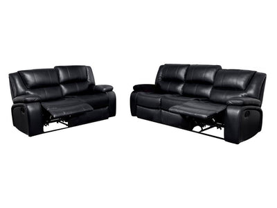 Camila Leather Recliner Living Room Set