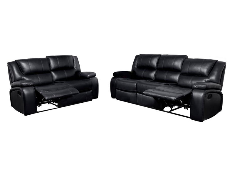Camila Leather Recliner Living Room Set