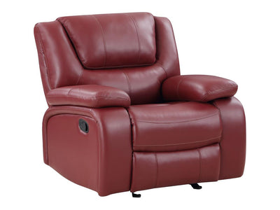 Camila Leather Recliner Living Room Set