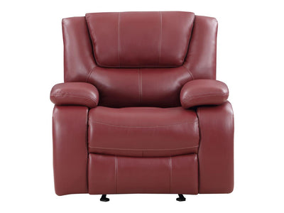 Camila Leather Recliner Living Room Set