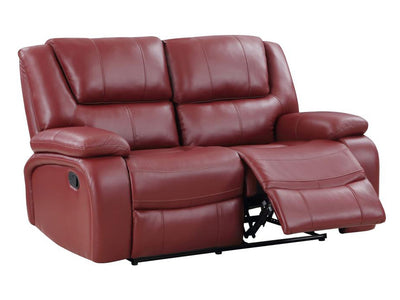 Camila Leather Recliner Living Room Set