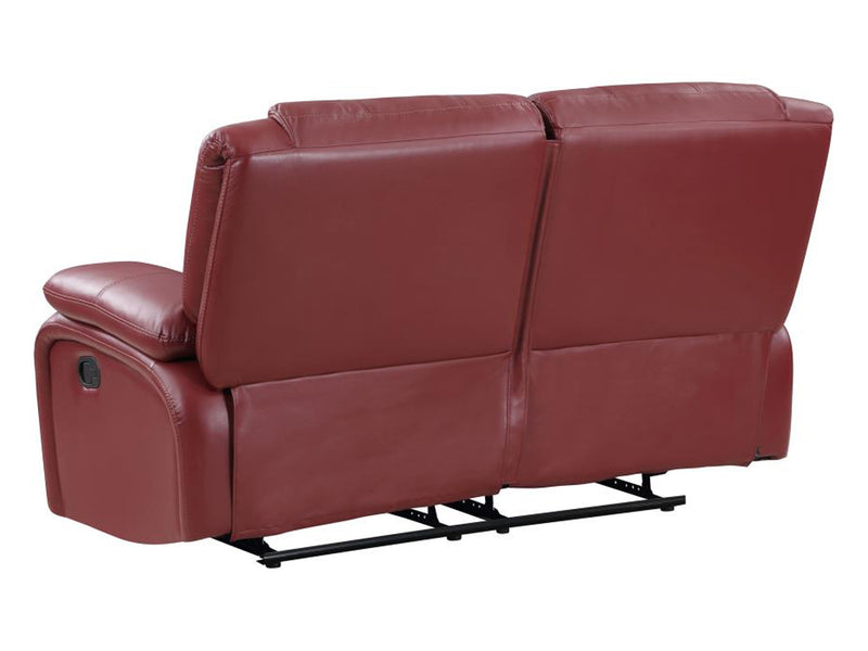 Camila Leather Recliner Living Room Set