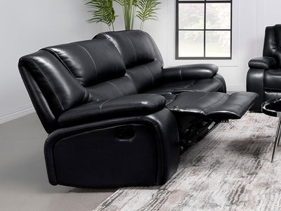 Camila Leather Recliner Living Room Set