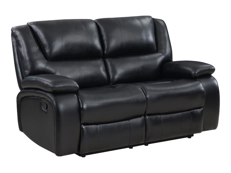 Camila Leather Recliner Living Room Set