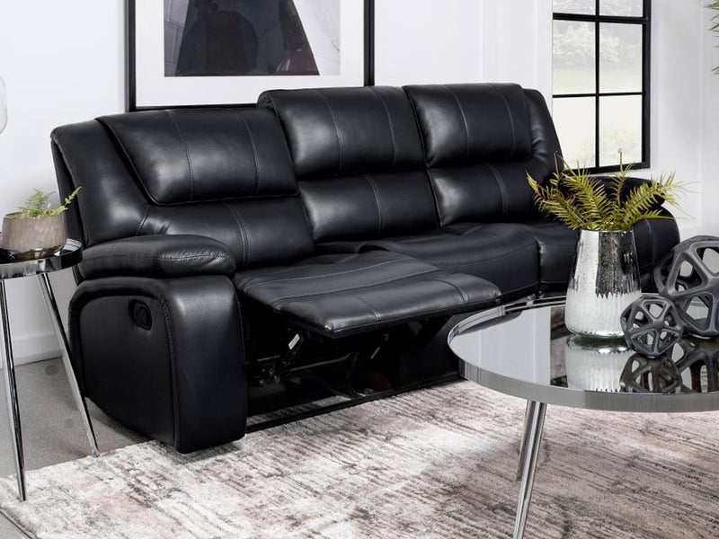Camila Leather Recliner Living Room Set