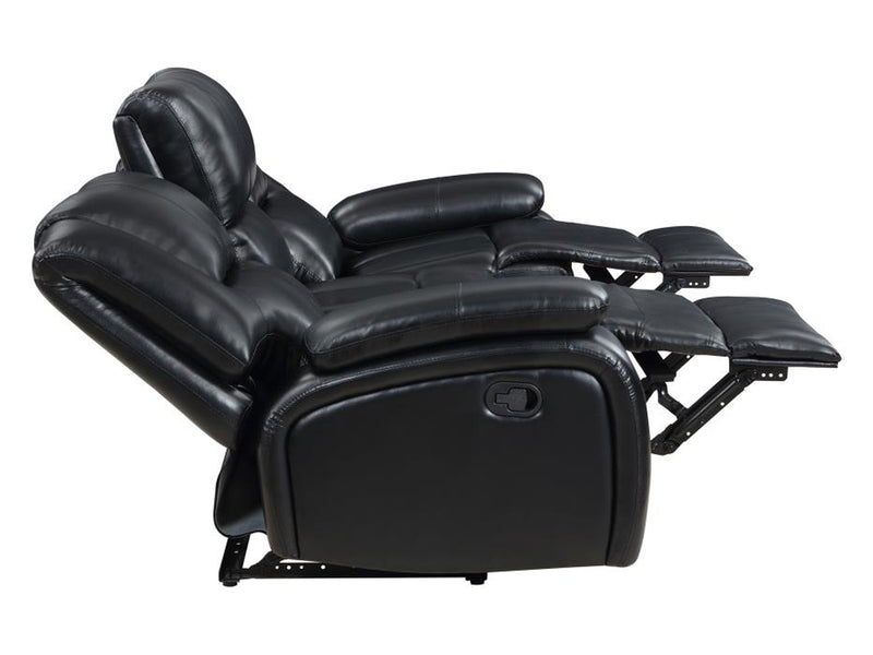 Camila Leather Recliner Living Room Set