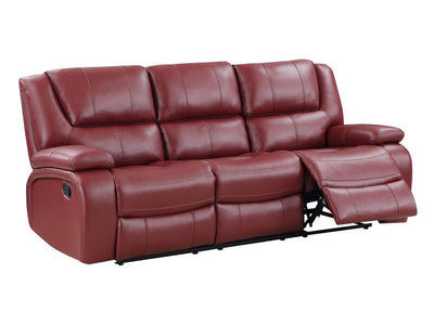 Camila Leather Recliner Living Room Set
