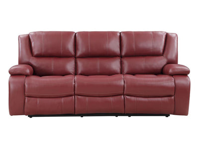 Camila Leather Recliner Living Room Set