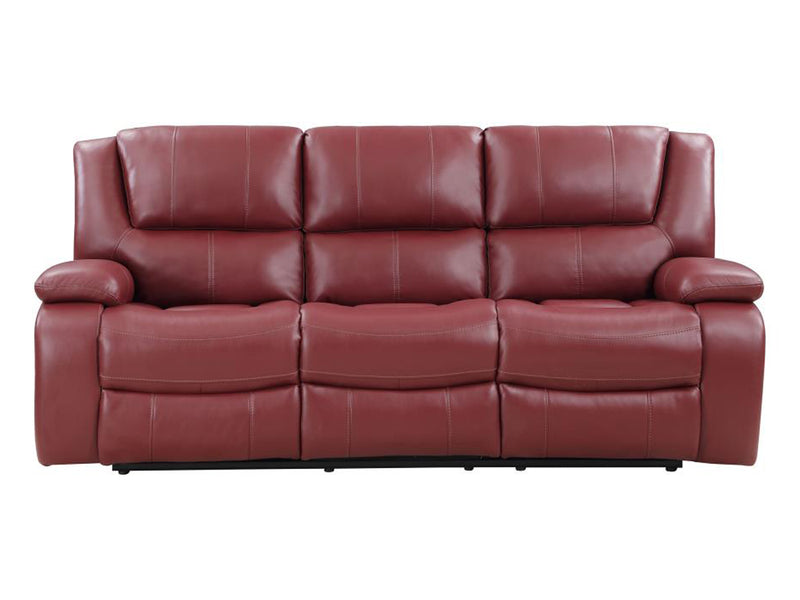 Camila Leather Recliner Living Room Set