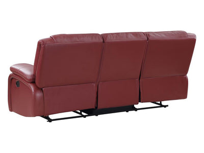 Camila Leather Recliner Living Room Set