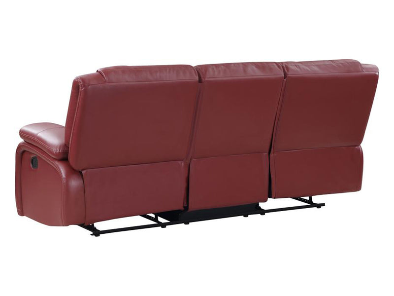 Camila Leather Recliner Living Room Set