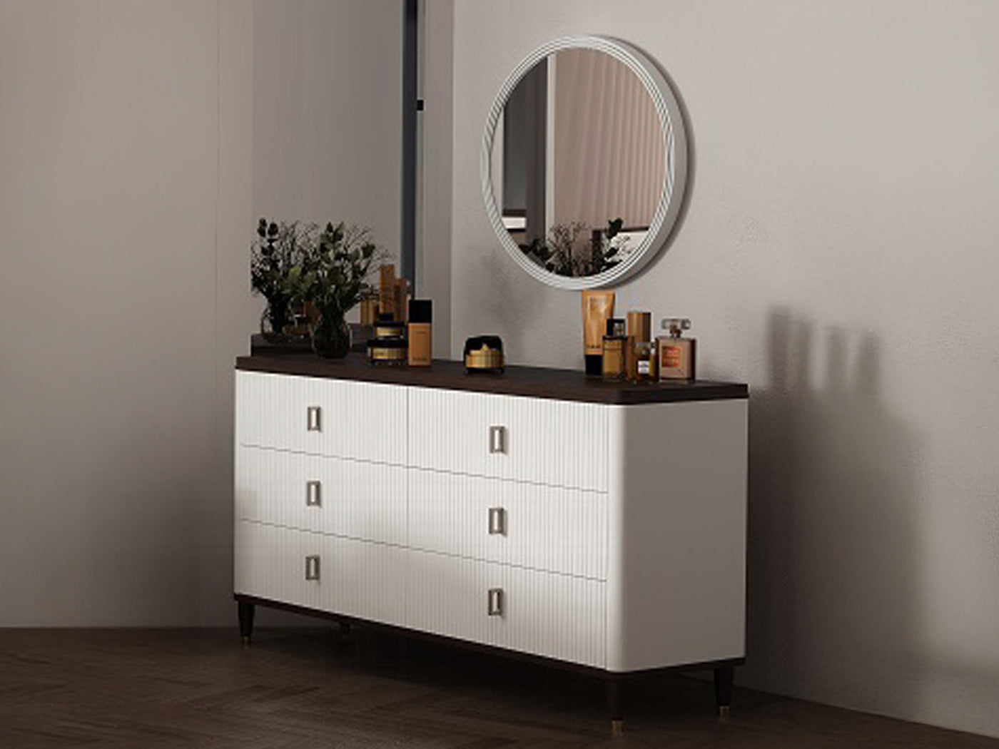 Carena 66.5" Wide 6 Drawer Dresser With Mirror Istanbul Furniture - Home of Unique Turkish Furniture Carena 66.5" Wide 6 Drawer Dresser With Mirror Istanbul Furniture - Home of Unique Turkish Furniture