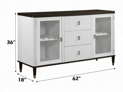 Carena 62" Wide 2 Door 3 Drawer Buffet