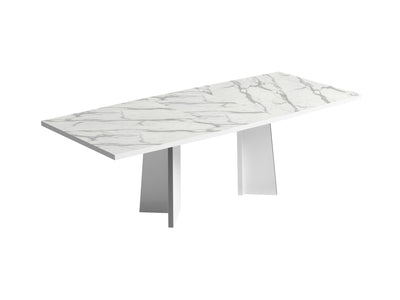 Cararra 88.5" / 71" Wide Extendable Dining Table