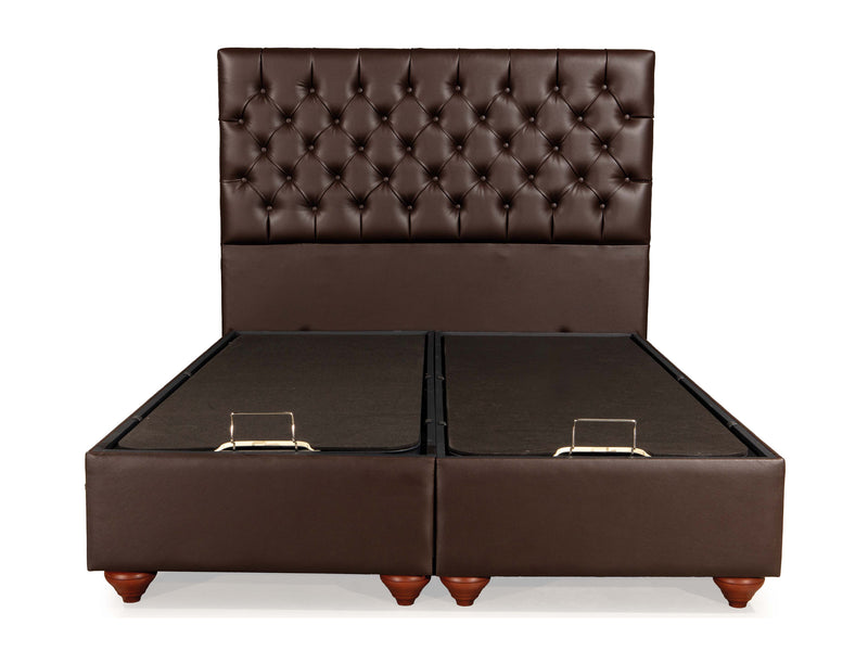 Casabed Leather Storage Bed